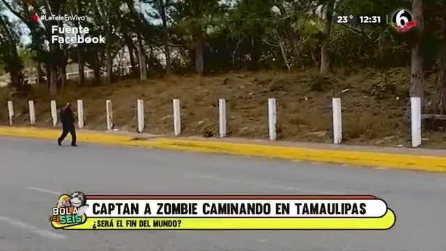 Captan Zombie Caminando En Tamaulipas