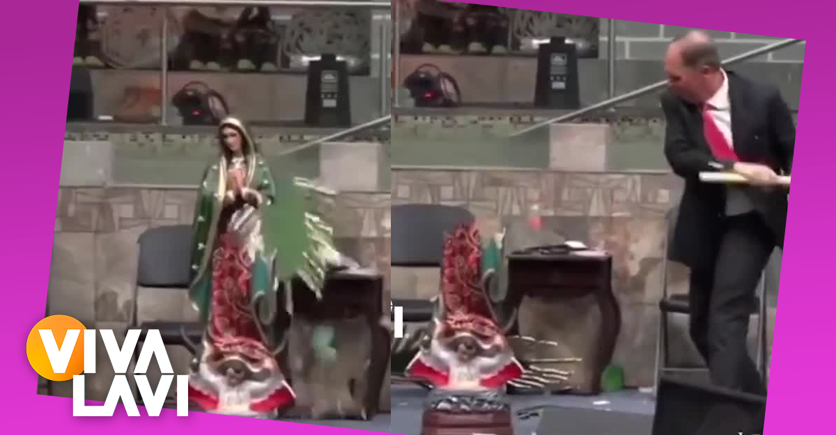 Pastor Rompe Imagen De La Virgen De Guadalupe